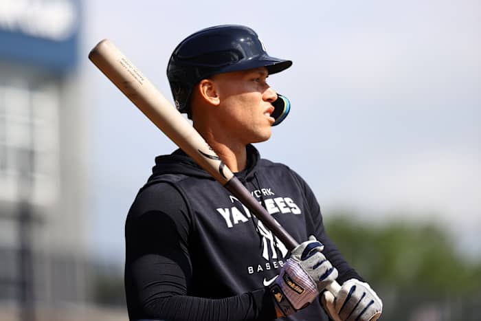 Yankees RF Aaron Judge at spring training